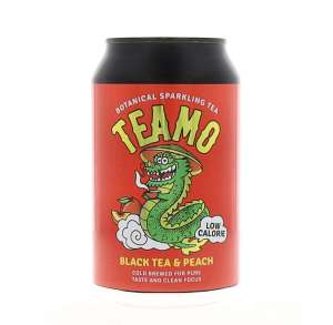TEAMO Sparkling Tea - Herbata czarna & Brzoskwinia 330ml