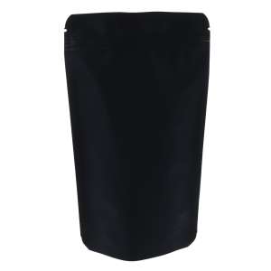 Doypack 100% recykling czarny ( Black ) 100g - opakowanie 100 szt + struna