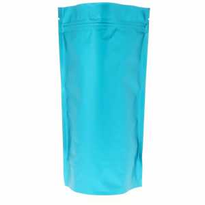 Doypack akwamaryna matowa 250g - opakowanie 100 szt.