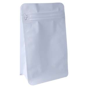 Torebka Flat Bottom 250g - Biała- 100 szt.