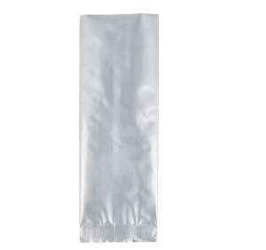 Torebka fałda boczna - gusset - 50g - srebrna - 100 szt [42500]