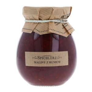 Konfitura maliny z rumem 300g - Spichlerz