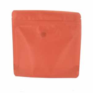Doypack Soft touch 350g pomarańczowy, 100 szt. + struna + wentyl