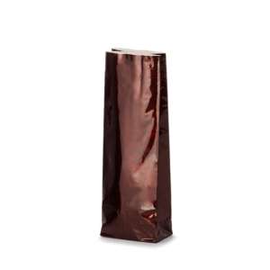 Torebka klockowa na klips (metalizowana) - brązowa 50g - 100szt [4071]