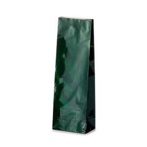Torebka klockowa na klips (metalizowana) - zielona 50g - 100szt [0845]